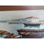 Средна картина масло върху платно от Испания - 3570