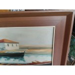 Средна картина масло върху платно от Испания - 3570