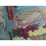 Картина масло на платно от Испания в средна чудна тройна рамка - 3575 - KA32
