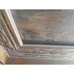 Средна красива картина масло платно от Испания в още по-красива рамка - 3580 - KA08