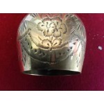 Малка месингова камбана с дървена дръжка - 3874