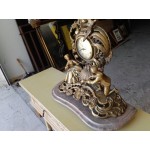 Огромен месингов каминен часовник от Испания - 3953