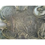Френски месингов пепелник за пури - 4171