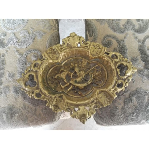 Много красив френски месингов пепелник за цигари - 4174