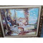 Големи сет картини масло на платно от Испания - 4225