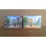 Сет картини масло на платно от Франция - 4275