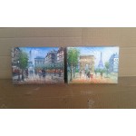 Сет картини масло на платно от Франция - 4275