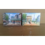 Сет картини масло на платно от Франция - 4275
