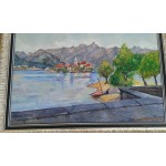 Сет от четири еднакви картини масло на фазер от Испания - 4368