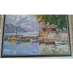 Сет от четири еднакви картини масло на фазер от Испания - 4368