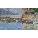 Сет от четири еднакви картини масло на фазер от Испания - 4368