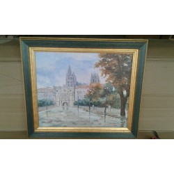 Средна картина масло на платно от Испания - 4387