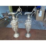 Двойка месингови амфори вази от Франция - 4449