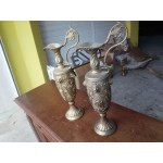 Двойка месингови амфори вази от Франция - 4449