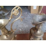 Двойка месингови амфори вази от Франция - 4449