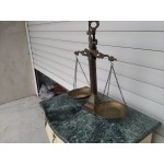 Находка - масивна месингова везна от Франция - 4892