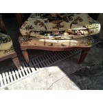 Комплект от малък диван и две кресла дъб и ратан - 4922