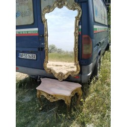 Топ конзола с голямо огледало от Франция - 4927
