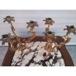 Двойка свещници месинг - 4981