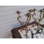 Двойка свещници месинг - 4981