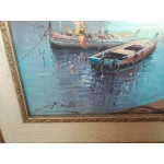 Средна картина масло на платно от Испания - 4994