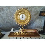 Каминен часовник месинг слънце от Франция - 5006
