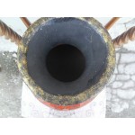 Голяма глинена ваза със стъклена обвивка - 1903