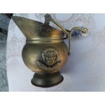 Медна ледарка с гербове  и порцелан - 1850