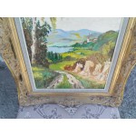 Малка картина масло върху фазер - 1861