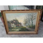 Огромна картина масло, барок - 1823