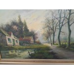 Огромна картина масло, барок - 1823