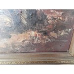 Страхотна голяма картина барок - 1723