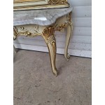 Конзола с огледало стил Шаби Шик Испания, отличен цетен мрамор - 6985