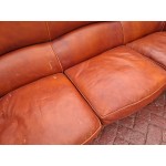 Кожен комплект от Франция, дъб и естествена кожа - 6984