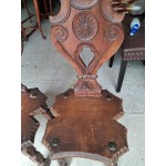 Комплект малки дървени столове Испания, задруга на майсторите - 7005
