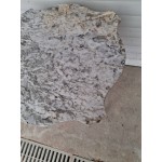 Френска маса колона с цветен мрамор и месинг, без забележки - 7024