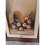 Средна картина масло на платно Испания, отлична тройна рамка - 7065