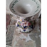 Огромна рисувана порцеланова ваза Испания - 7093