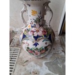 Огромна рисувана порцеланова ваза Испания - 7093
