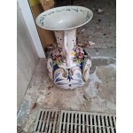 Огромна рисувана порцеланова ваза Испания - 7093