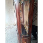 Топ, виенски паркетен часовник с тежести, махало и звук на всеки час, месингов обков с патина - 7118
