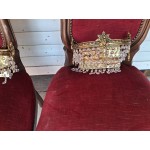 Сет месингови аплици с кристали Франция - 7150