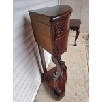 Топ, дъбов ъглов долен шкаф Франция, реновиран и лакиран - 7153