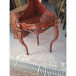 Отворена ъглова витрина Франция, дърворезби, дъб - 6960