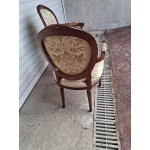 Малки кресла барок Испания, здраво дърво и тапицерия - 6971