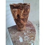Азиатска ваза от палисандър - три броя - 6876