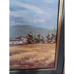 Голяма картина масло на платно Испания, изложбена - 6887