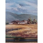 Голяма картина масло на платно Испания, изложбена - 6887