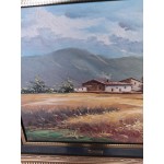 Голяма картина масло на платно Испания, изложбена - 6887