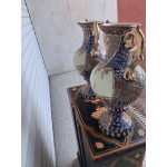 Находка, две еднакви порцеланови вази Сатсума, позлатени и редки - 6900